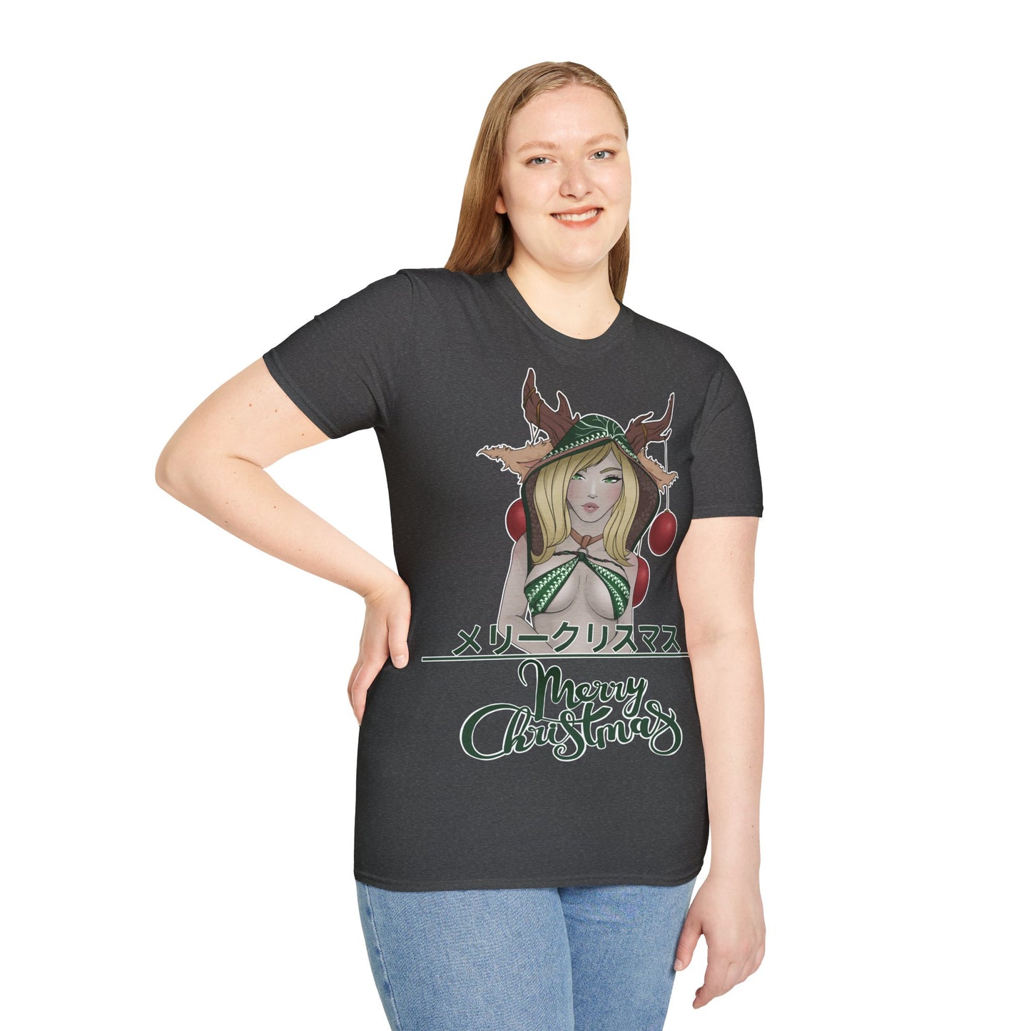 "Merry Christmas - Deer Girl" T-Shirt