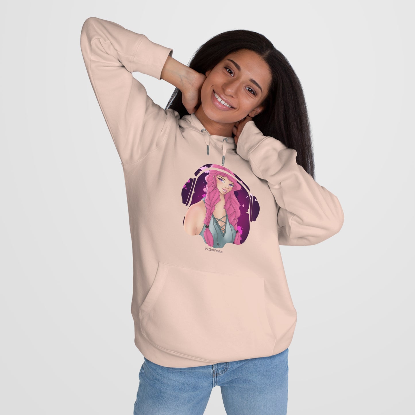 PicSellPeaks Wearable Art Hoodie Line "Hana" - PicSellPeaks Store