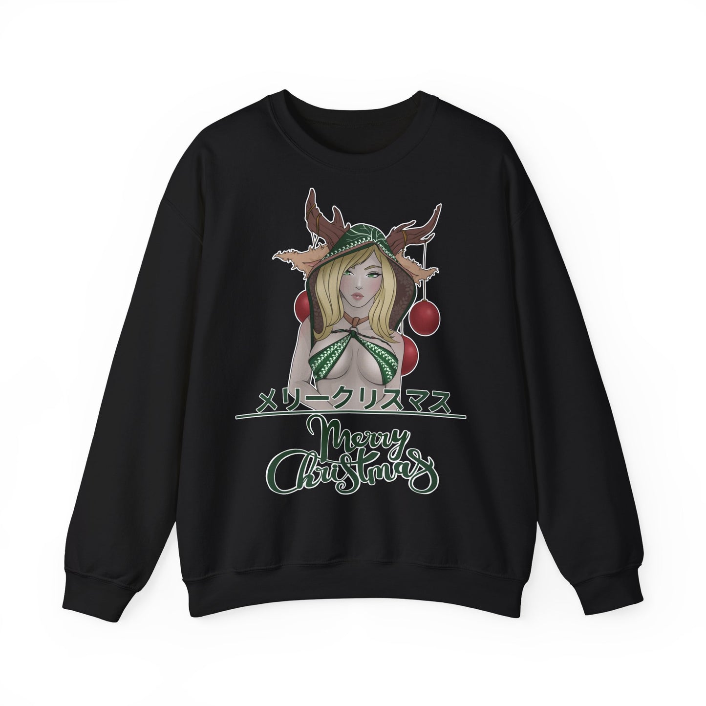 "Merry Christmas - Deer Girl" Pullover