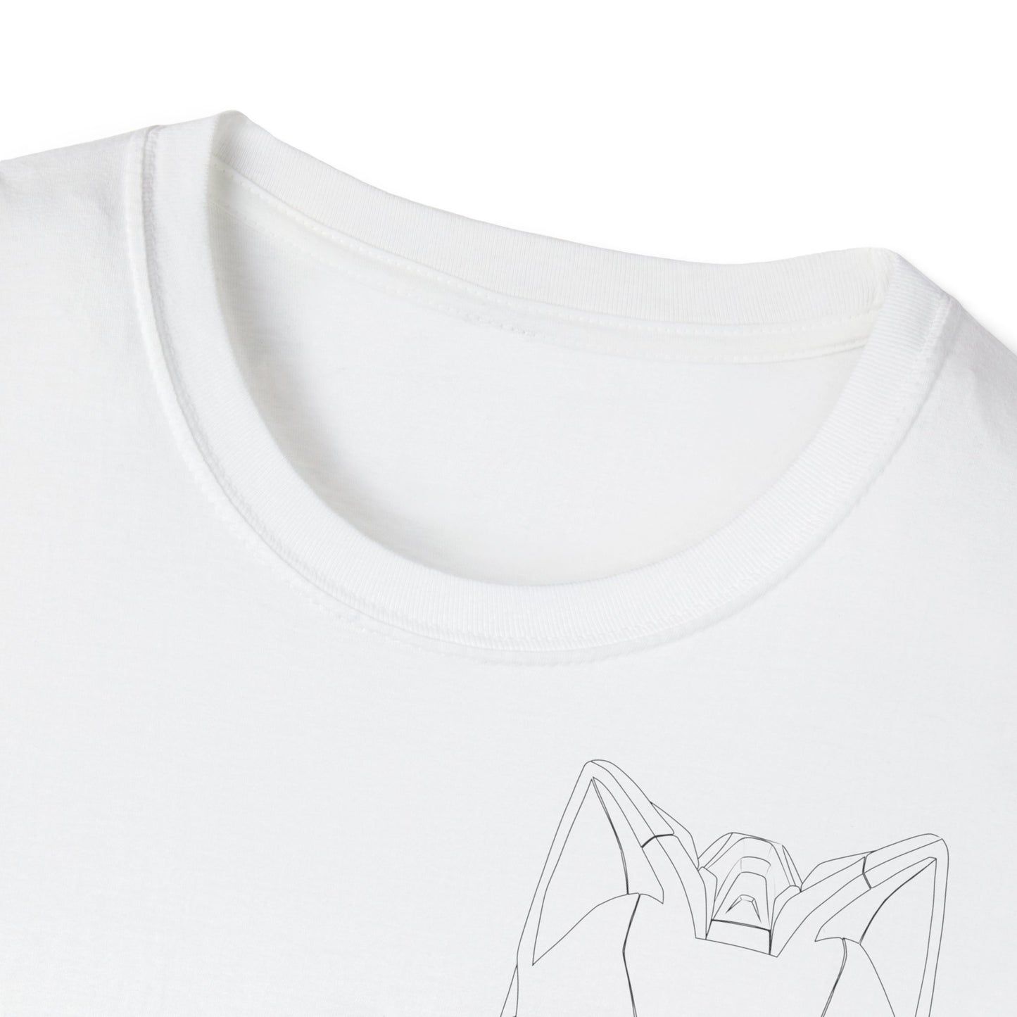 Neko City Headphones Backprint - T-shirt