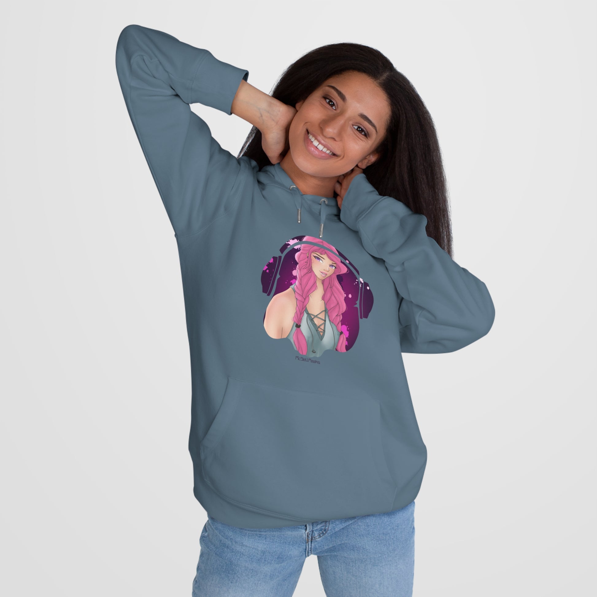 PicSellPeaks Wearable Art Hoodie Line "Hana" - PicSellPeaks Store