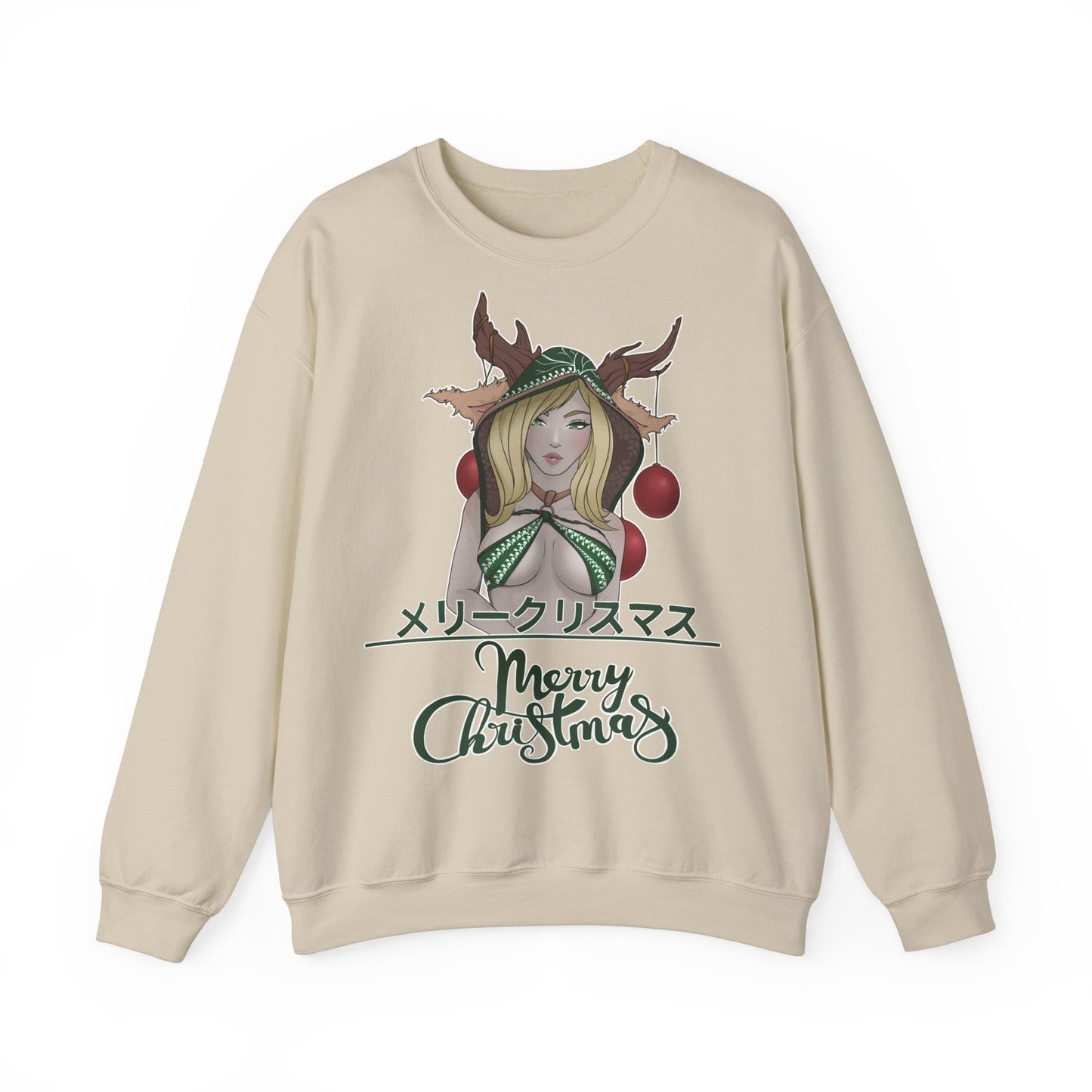 "Merry Christmas - Deer Girl" Pullover