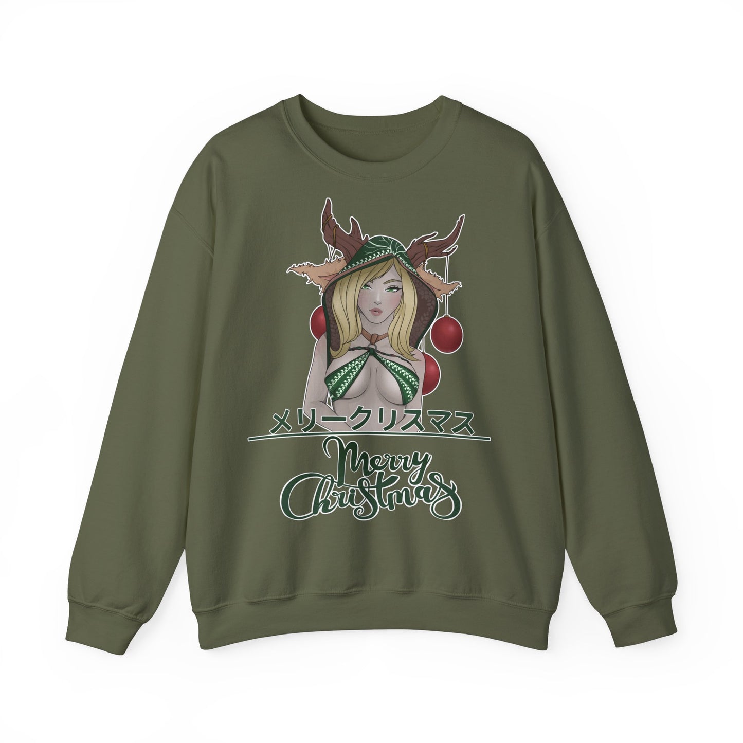 "Merry Christmas - Deer Girl" Pullover