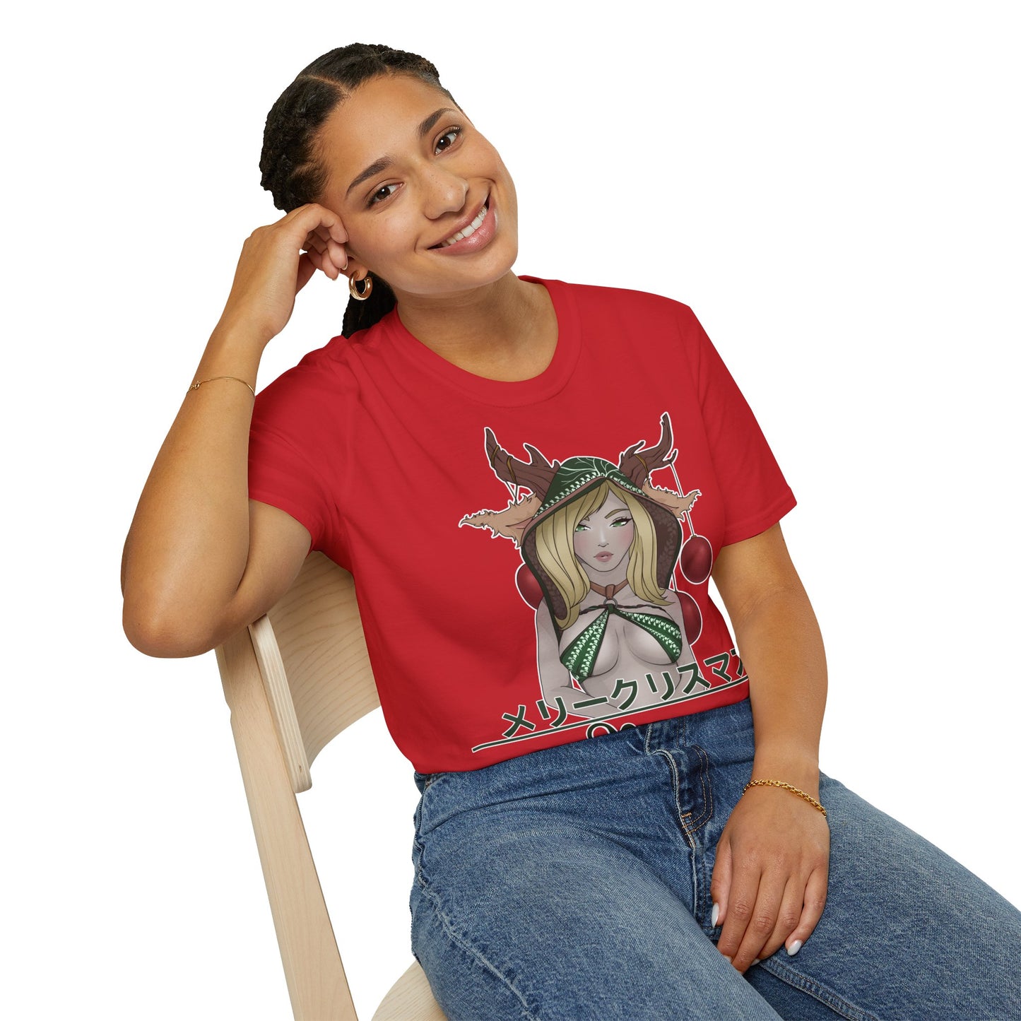 "Merry Christmas - Deer Girl" T-Shirt