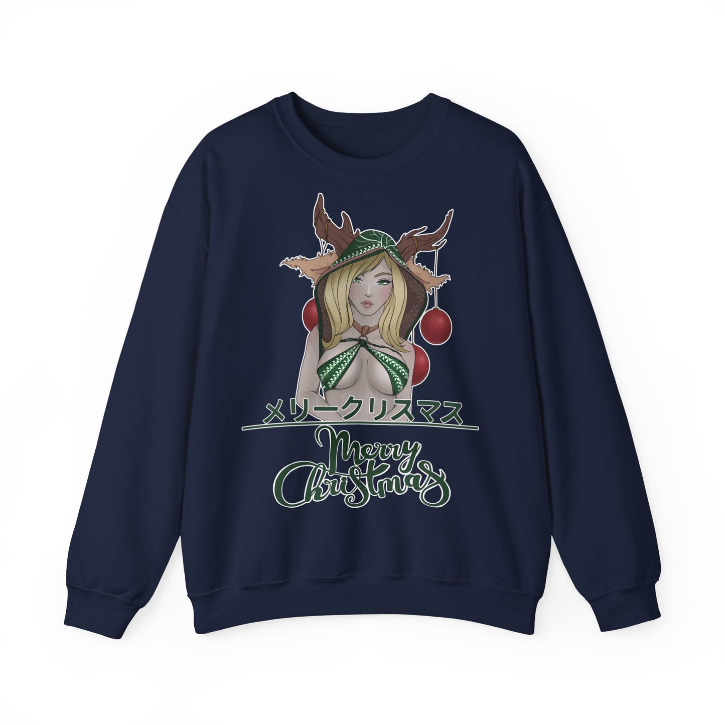 "Merry Christmas - Deer Girl" Pullover