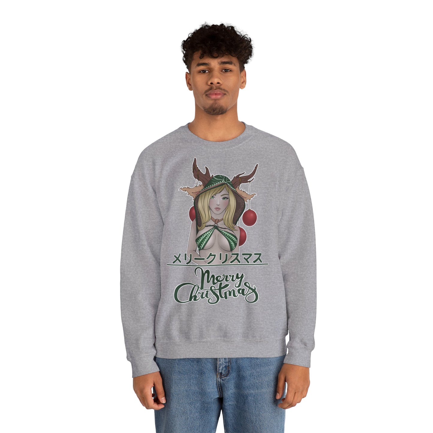 "Merry Christmas - Deer Girl" Pullover