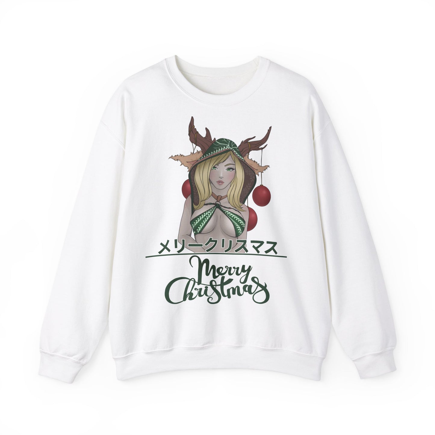 "Merry Christmas - Deer Girl" Pullover