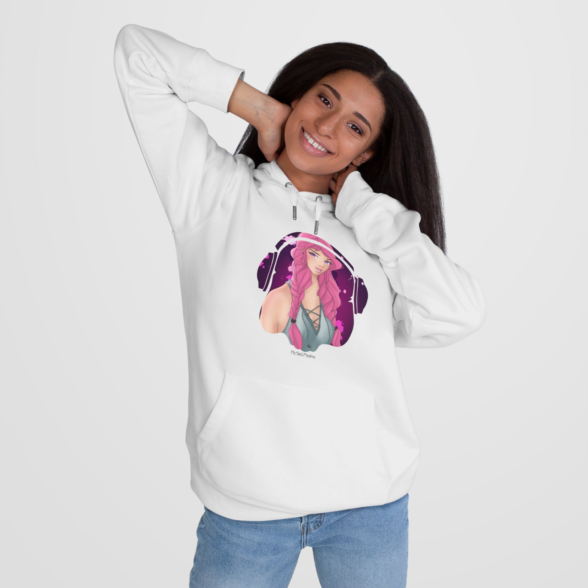 PicSellPeaks Wearable Art Hoodie Line "Hana" - PicSellPeaks Store