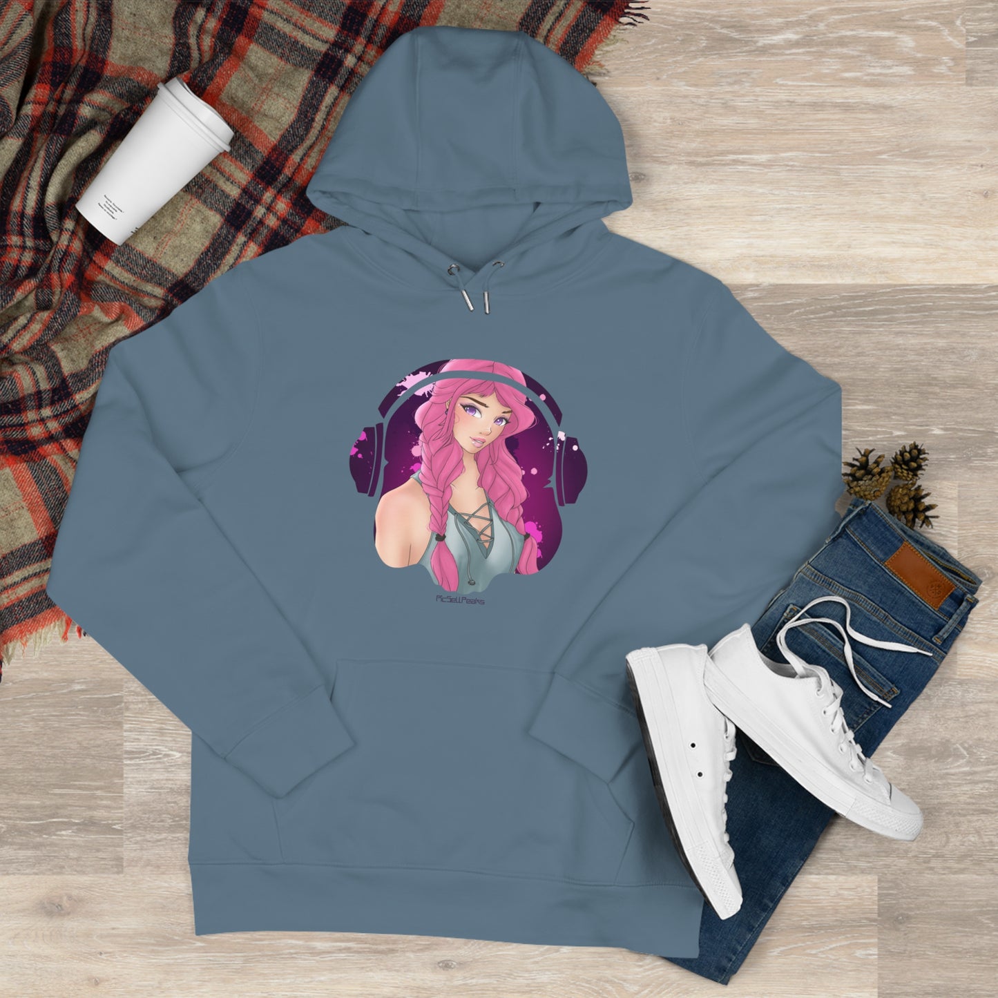 PicSellPeaks Wearable Art Hoodie Line "Hana" - PicSellPeaks Store