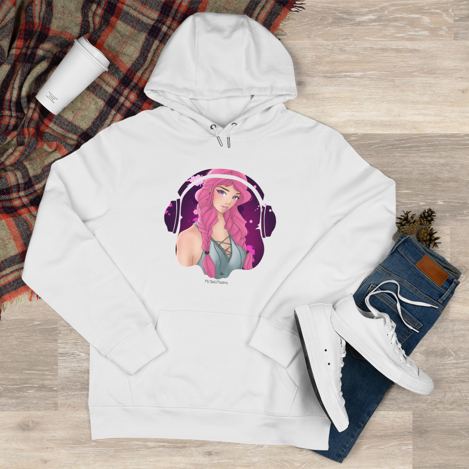 PicSellPeaks Wearable Art Hoodie Line "Hana" - PicSellPeaks Store