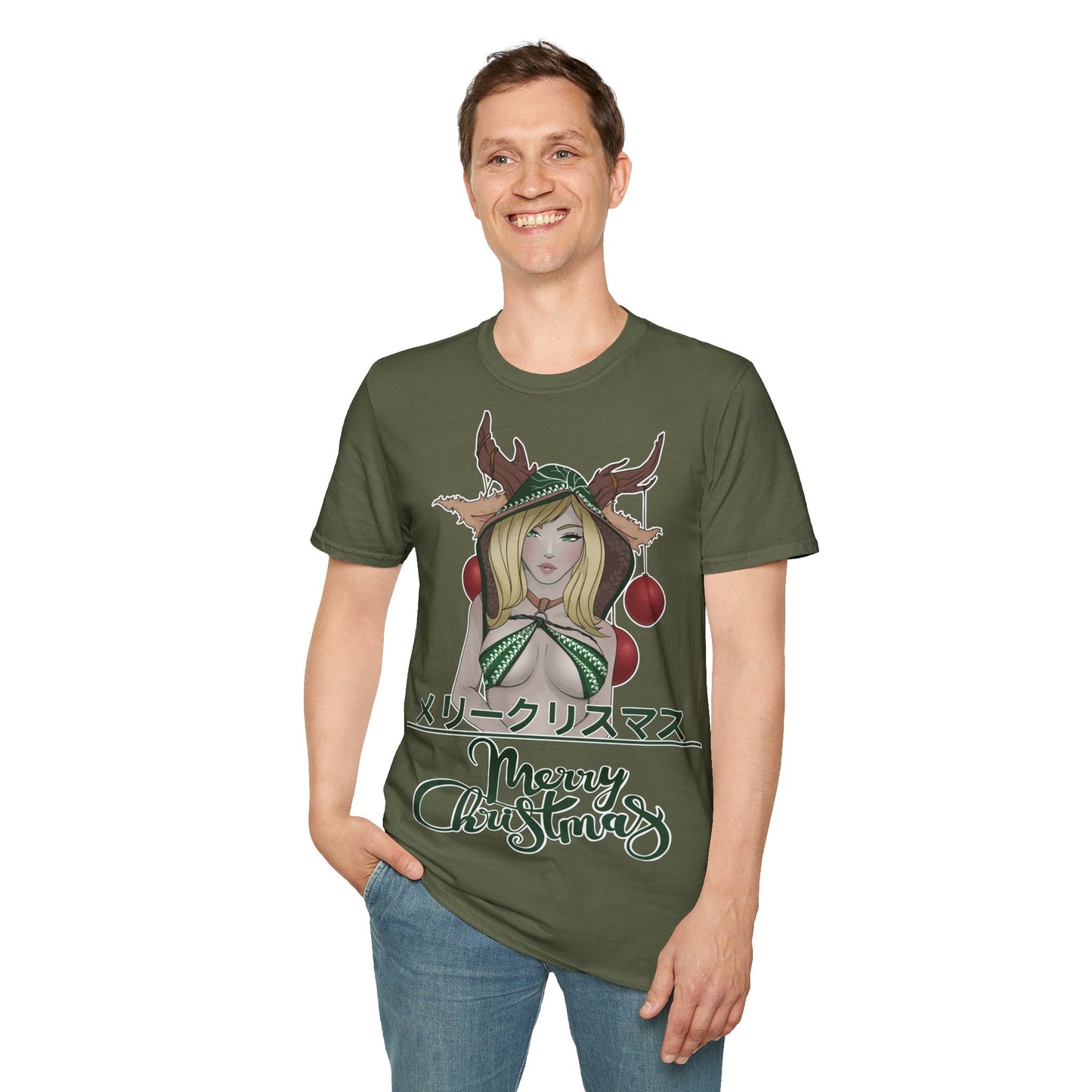 "Merry Christmas - Deer Girl" T-Shirt