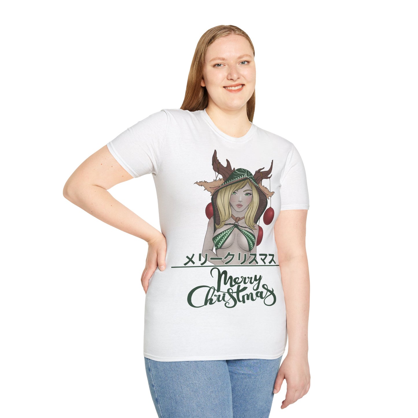 "Merry Christmas - Deer Girl" T-Shirt