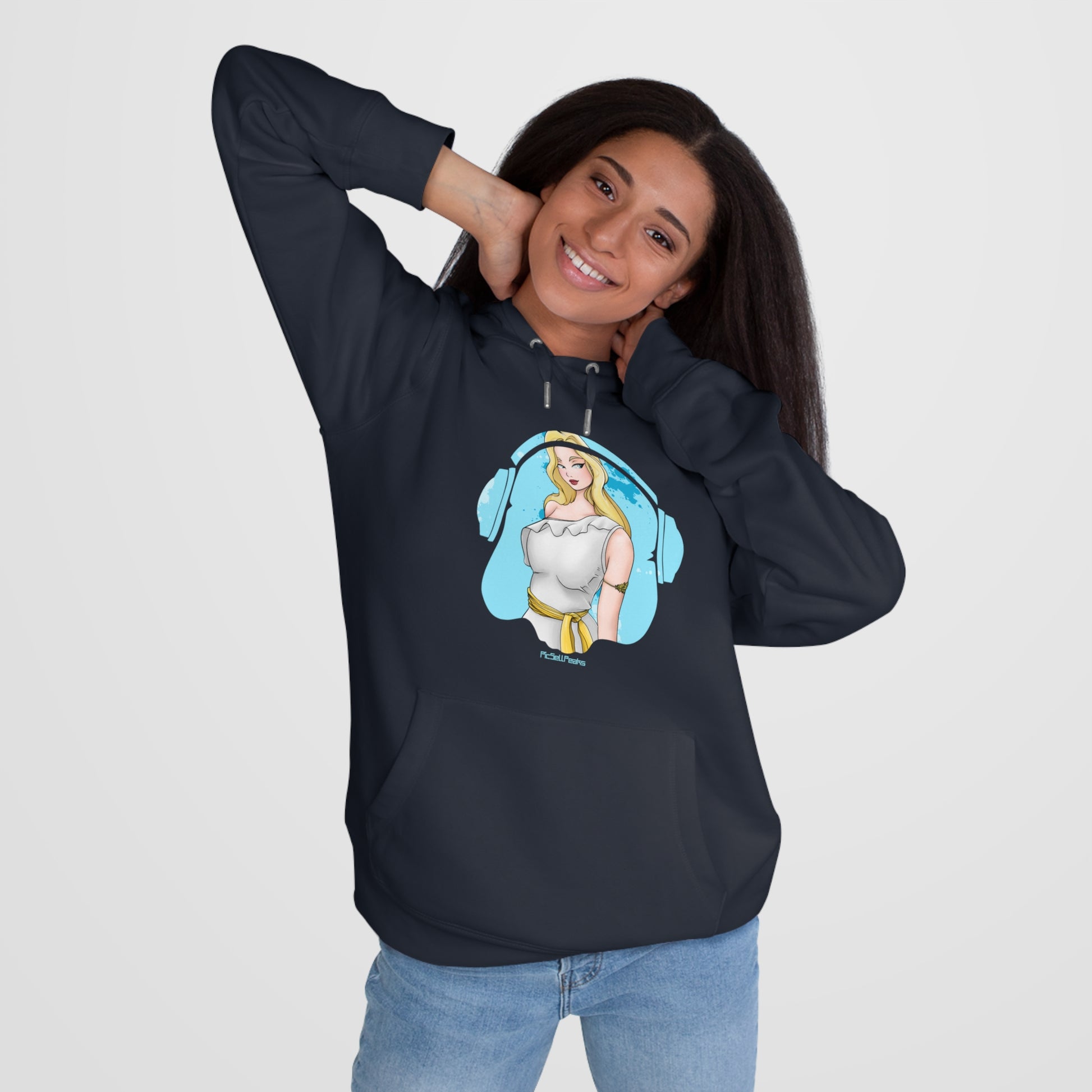 PicSellPeaks Wearable Art Hoodie Line "Miya" - PicSellPeaks Store