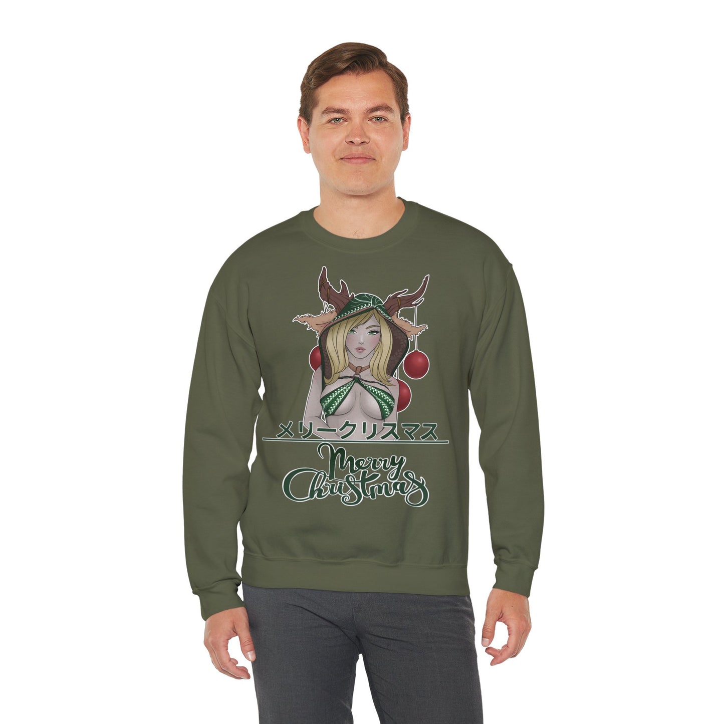 "Merry Christmas - Deer Girl" Pullover