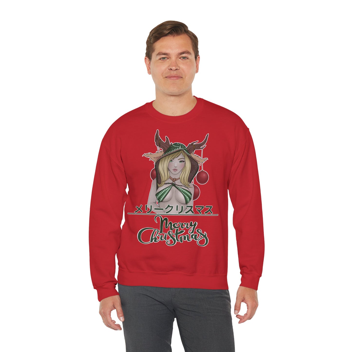 "Merry Christmas - Deer Girl" Pullover