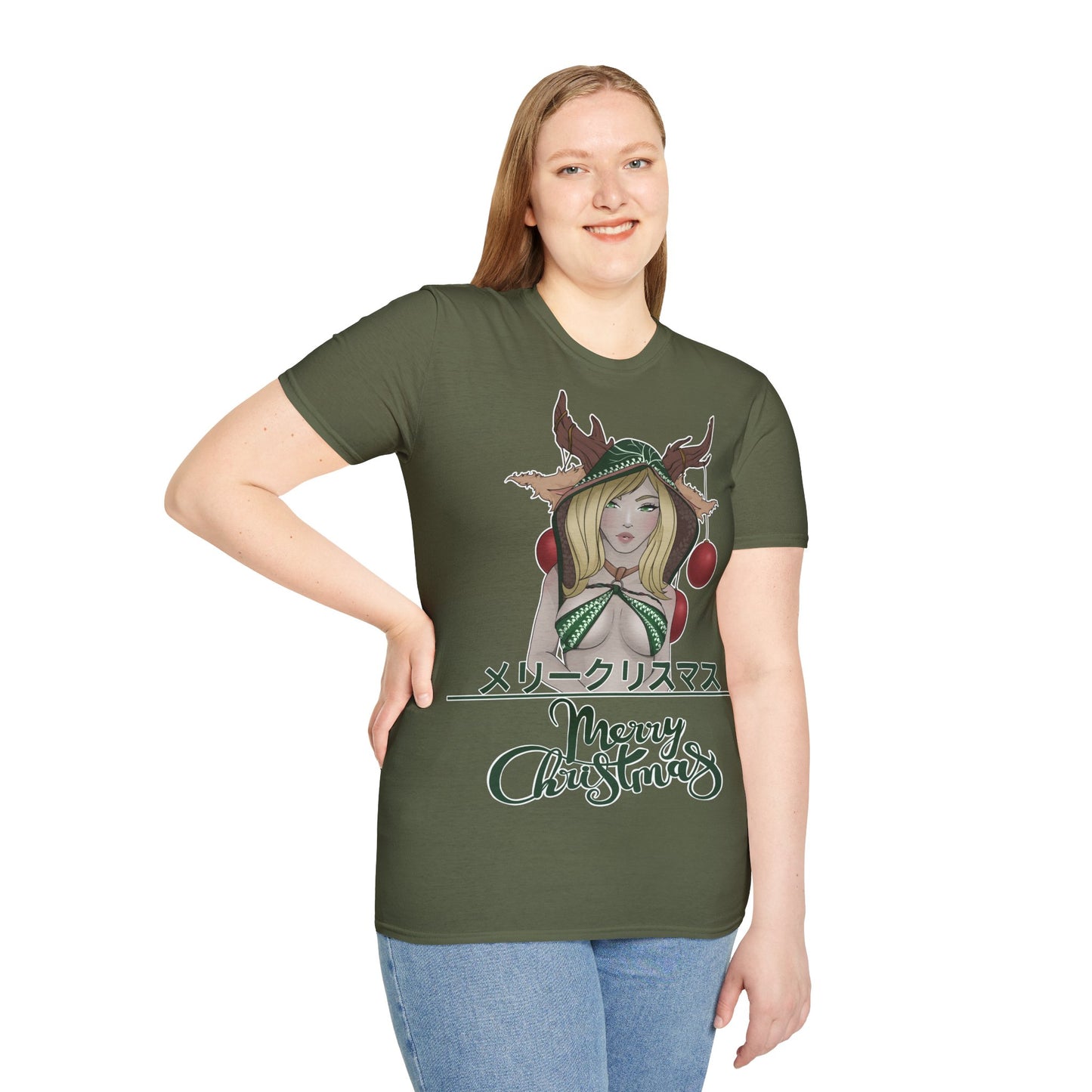 "Merry Christmas - Deer Girl" T-Shirt